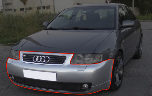 Paraurti anteriore per audi - paraurti,